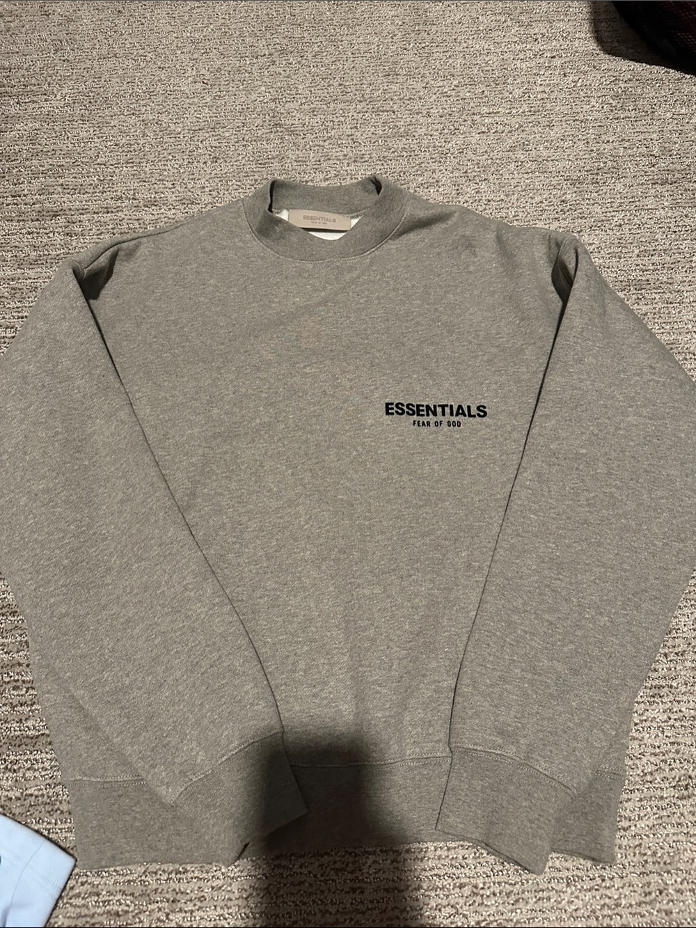 ESSENTIALS by Fear of God Men's Grey Crewneck Sweater
